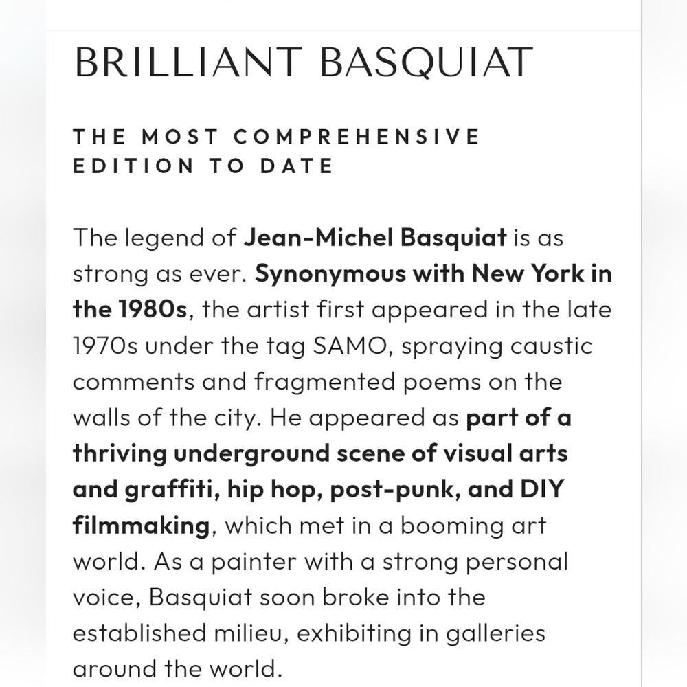 NEW JEAN-MICHEL BASQUIAT XXL, The Book, Regular Price $200.00 USD - Picture 16 of 16